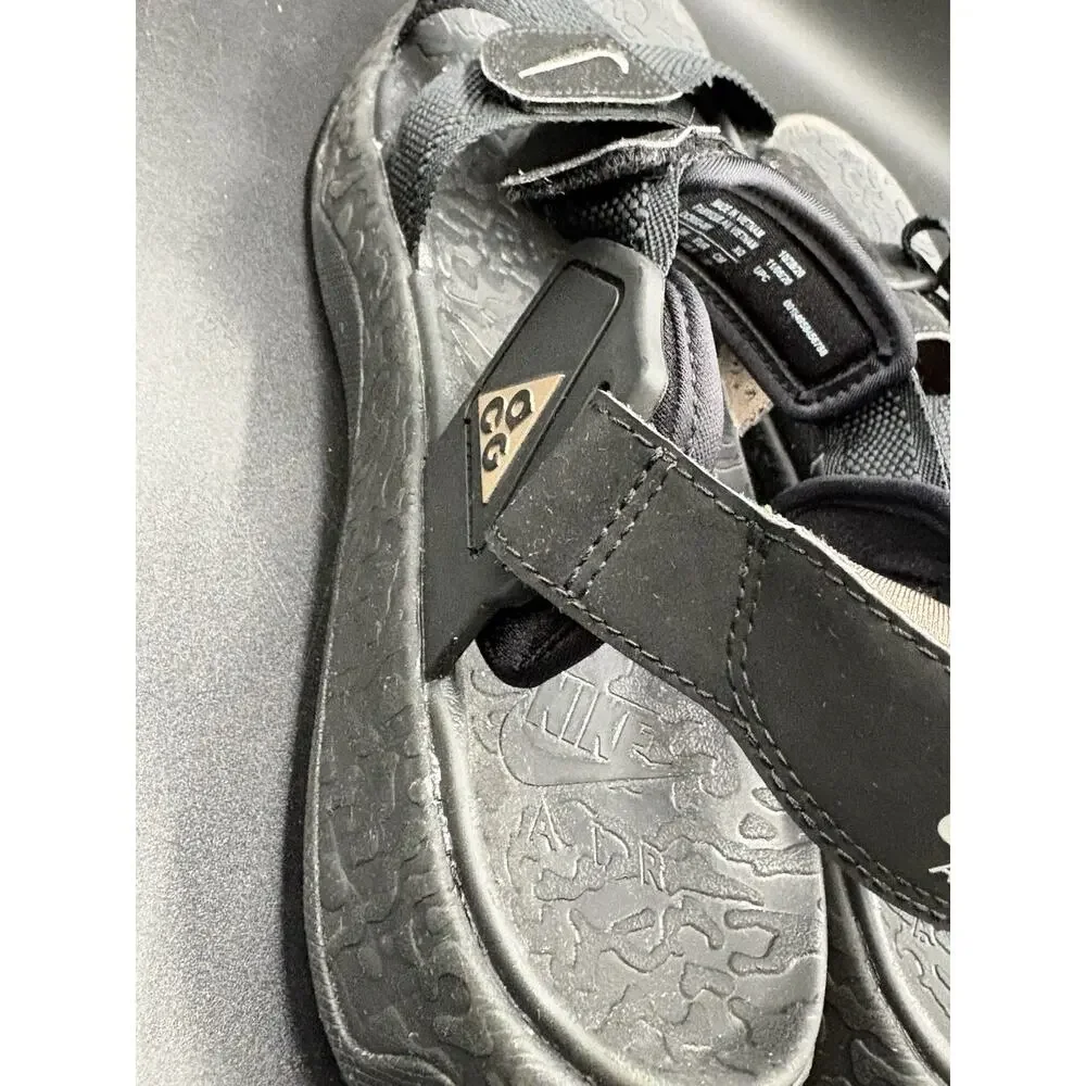Nike ACG Air Deschutz + Sandals Black Iron Men's Size 14